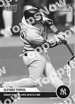 Gleyber Torres 2020 Topps NOW #333 Card Details