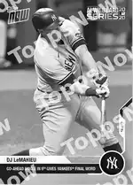 Go-Ahead Single in 9th Gives Yankees Final Word 2020 Topps NOW #344 カード情報