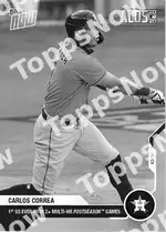Carlos Correa 2020 Topps NOW #364 Card Details