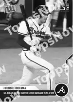 Go-Ahead Double Ignites 6-Run Barrage in 10-2 Win 2020 Topps NOW #419 Card Details