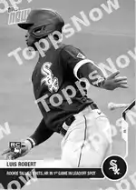 Rookie Tallies 4 Hits, HR in 1st Game in Leadoff Spot 2020 Topps NOW #43 Card Details