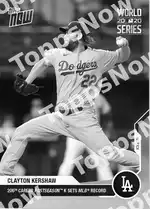 Clayton Kershaw 2020 Topps NOW #472 Card Details