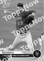 1st Win with Mets Marks 150th Career Win 2020 Topps NOW #60 カード情報