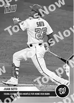 Juan Soto 2020 Topps NOW #76 Card Details