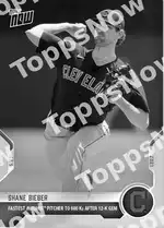 Shane Bieber 2021 Topps NOW #275 Card Details