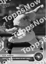 Tosses 6 Scoreless Innings in MLB Debut 2021 Topps NOW #277 カード情報