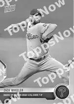 Zack Wheeler 2021 Topps NOW #282 カード情報