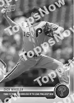 Zack Wheeler 2021 Topps NOW #334 Card Details