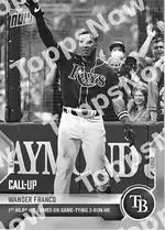 Wander Franco 2021 Topps NOW #402 Card Details
