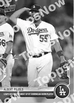 Leaps Beltre for Most GP by Dominican-Born Player 2021 Topps NOW #553 カード情報