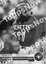 Bo Bichette 2021 Topps NOW #619 Card Details