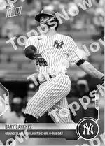 Gary Sánchez 2021 Topps NOW #762 Card Details