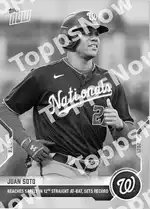 Juan Soto 2021 Topps NOW #854 Card Details
