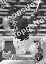 Francisco Alvarez  - 2022 MLB TOPPS NOW® Card 1021 - PR: 6005