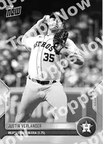 Justin Verlander 2022 Topps NOW #1033 Card Details