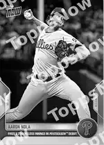 Aaron Nola  - 2022 MLB TOPPS NOW® Card 1050 - PR: 447