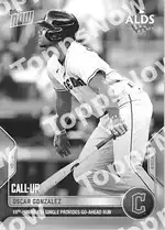 Oscar Gonzalez 2022 Topps NOW #1071 Card Details