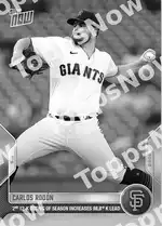 Carlos Rodón  - 2022 MLB TOPPS NOW® Card 158 - PR: 344