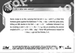 Aaron Judge 2022 Topps NOW #193 Card Details