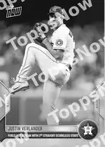 Justin Verlander 2022 Topps NOW #213 Card Details