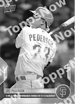 Joc Pederson  - 2022 MLB TOPPS NOW® Card 234 - PR: 476