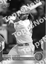Brandon Crawford  - 2022 MLB TOPPS NOW® Card 235 - PR: 348