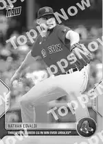Nathan Eovaldi  - 2022 MLB TOPPS NOW® Card 249 - PR: 247
