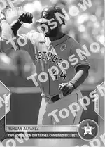 Yordan Alvarez 2022 Topps NOW #265 Card Details