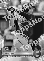 Steven Kwan  - 2022 MLB TOPPS NOW® Card 27 - PR: 8320