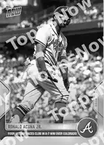 Ronald Acuña Jr. 2022 Topps NOW #306 Card Details