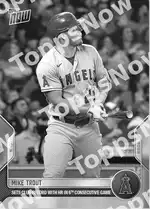 Mike Trout 2022 Topps NOW #878 Card Details