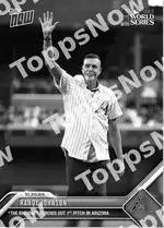 “The Big Unit” Throws Out 1st Pitch in Arizona 2023 Topps NOW #1059 Card Details