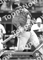 Yainer Diaz 2023 Topps NOW #291 Card Details