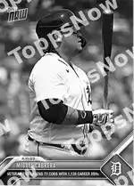 Veteran Ties Legend Ty Cobb with 1,138 Career XBHs 2023 Topps NOW #421 カード情報