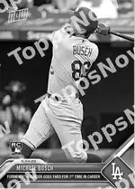 Michael Busch 2023 Topps NOW #758 Card Details