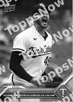 Pablo López 2023 Topps NOW #845 Card Details