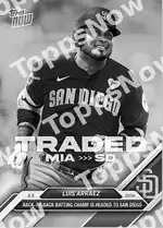 Luis Arraez, Luis Arraez 2024 Topps NOW #153 Card Details