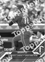 Brooks Lee 2024 Topps NOW #390 Card Details