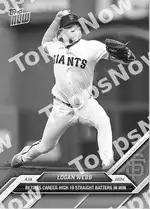 Logan Webb 2024 Topps NOW #93 カード情報