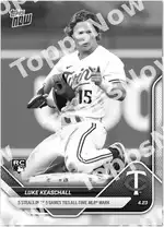 Luke Keaschall - 2025 MLB Topps NOW® - Card 102 - PR: 1606