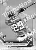 James Wood - 2025 MLB Topps NOW® - Card 106 - PR: 1853