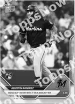 Agustín Ramírez - 2025 MLB Topps NOW® - Card 107 - PR: 782