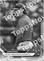 Jarren Duran - 2025 MLB Topps NOW® - Card 110 - PR: 970