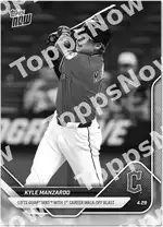 Kyle Manzardo - 2025 MLB Topps NOW® - Card 118 - PR: 533