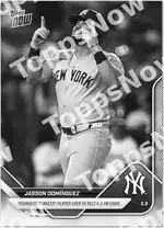 Jasson Domínguez 2025 Topps NOW #159 Card Details