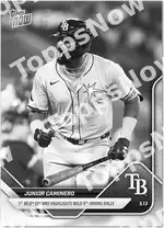 Junior Caminero - 2025 MLB Topps NOW® - Card 172 - PR: 300
