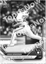Logan Henderson 2025 Topps NOW #199 カード情報