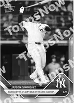 Jasson Domínguez - 2025 MLB Topps NOW® - Card 200 - PR: 2474
