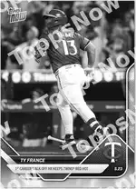 Ty France - 2025 MLB Topps NOW® - Card 205 - PR: 425