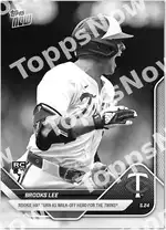 Brooks Lee - 2025 MLB Topps NOW® - Card 209 - PR: 818